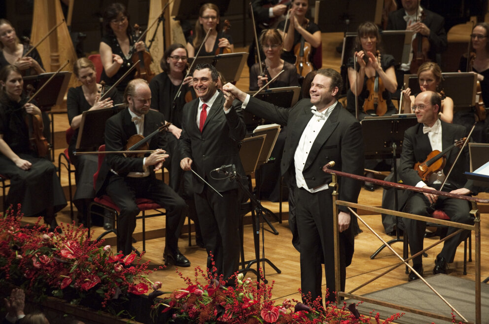 Tenor Joseph Calleja and Conductor Marcello Mottadelli 
