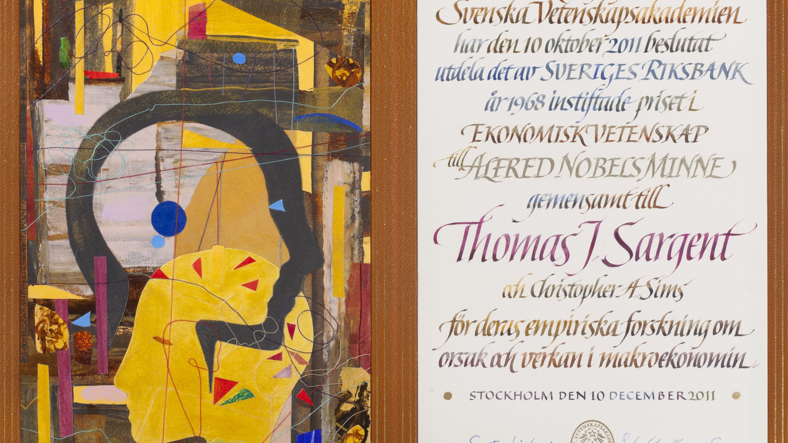 Thomas J. Sargent - Nobel Diploma